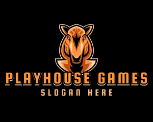 Horse Gaming Animal logo design