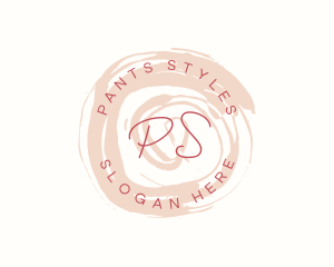 Styling Paint Brushstroke Brand logo
