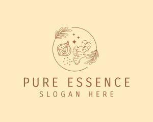 Organic Spices Ingredients logo design