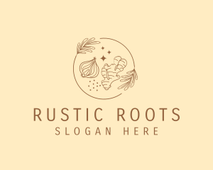 Organic Spices Ingredients logo design