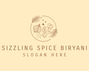 Organic Spices Ingredients logo design