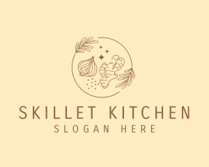 Organic Spices Ingredients logo design