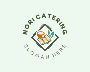 Spring Rolls Snack logo design