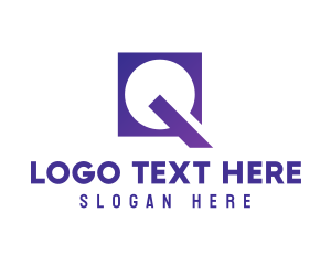 Violet Square Q logo