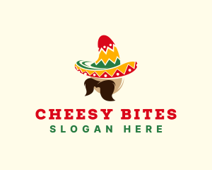 Mexican Hat Mustache logo