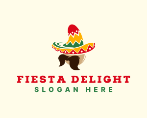 Mexican Hat Mustache logo