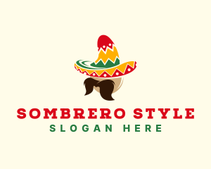 Mexican Hat Mustache logo