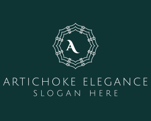 Elegant Doily Flower logo design