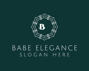 Elegant Doily Flower logo design