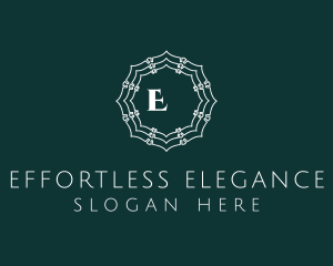 Elegant Doily Flower logo design