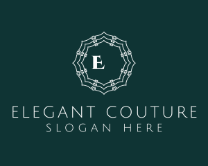 Elegant Doily Flower logo design