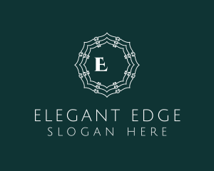 Elegant Doily Flower logo design