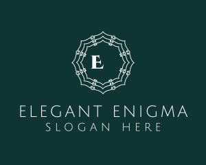 Elegant Doily Flower logo design