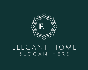 Elegant Doily Flower logo design