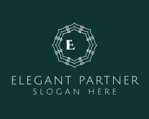 Elegant Doily Flower logo design