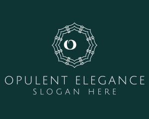 Elegant Doily Flower logo design