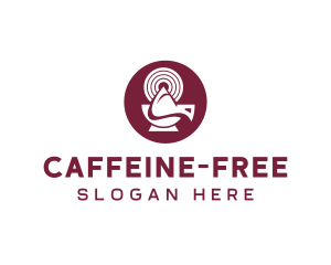 Coffee Cup Signal logo design