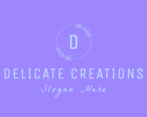 Flower Wreath Boutique logo design