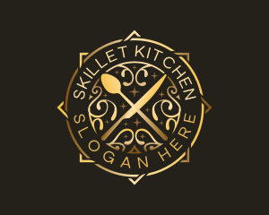 Spoon Knife Restaurant logo design