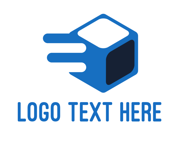 Blue Box logo example 3