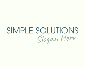 Simple Style Fashion logo design