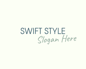 Simple Style Fashion logo design