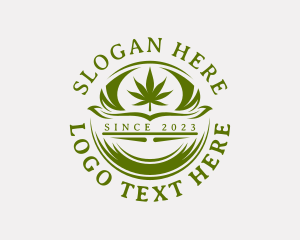 Organic Marijuana Weed logo
