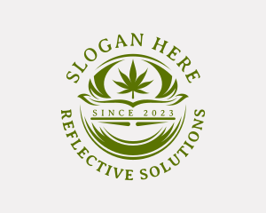 Organic Marijuana Weed Logo