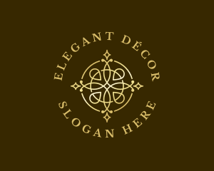 Luxury Metallic Ornament logo design