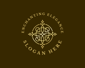 Luxury Metallic Ornament logo design