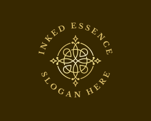 Luxury Metallic Ornament logo design