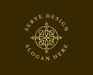 Luxury Metallic Ornament logo design