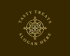 Luxury Metallic Ornament logo design