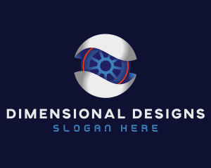 3D Surveillance Camera logo design