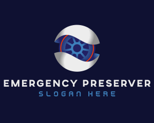 3D Surveillance Camera logo design