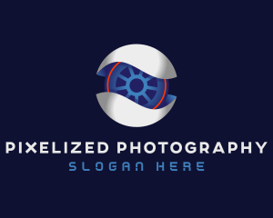 3D Surveillance Camera logo design