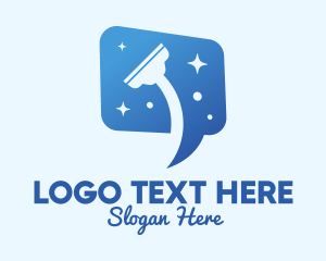 Message - Cleaning Service Message logo design