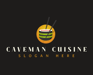 Sushi Gourmet Cuisine logo design