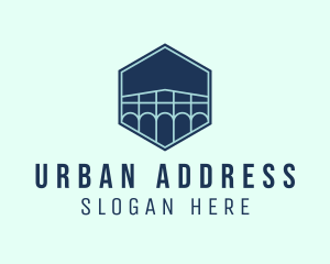 Urban Bridge Infrastructure logo design