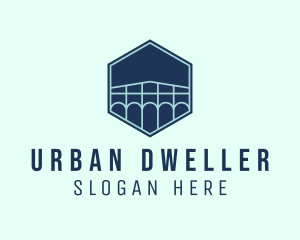 Urban Bridge Infrastructure logo design