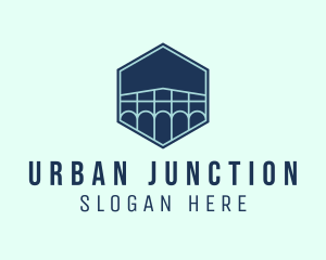 Urban Bridge Infrastructure logo design