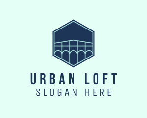 Urban Bridge Infrastructure logo design