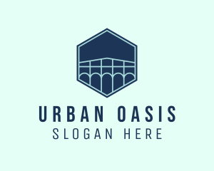 Urban Bridge Infrastructure logo design