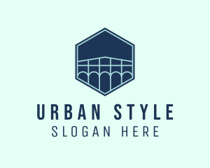 Urban Bridge Infrastructure logo design