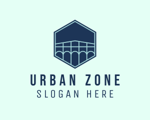 Urban Bridge Infrastructure logo design