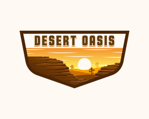 Desert Canyon Sunset logo design