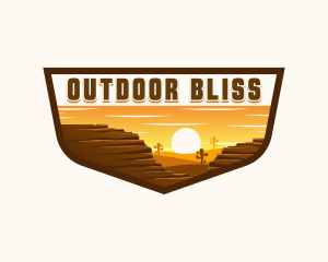 Desert Canyon Sunset logo design