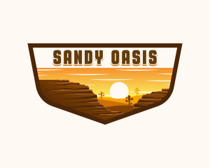 Desert Canyon Sunset logo design