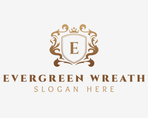 Luxury Jewelry Boutique Shield logo design