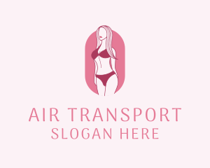 Bikini Woman Fashion logo design